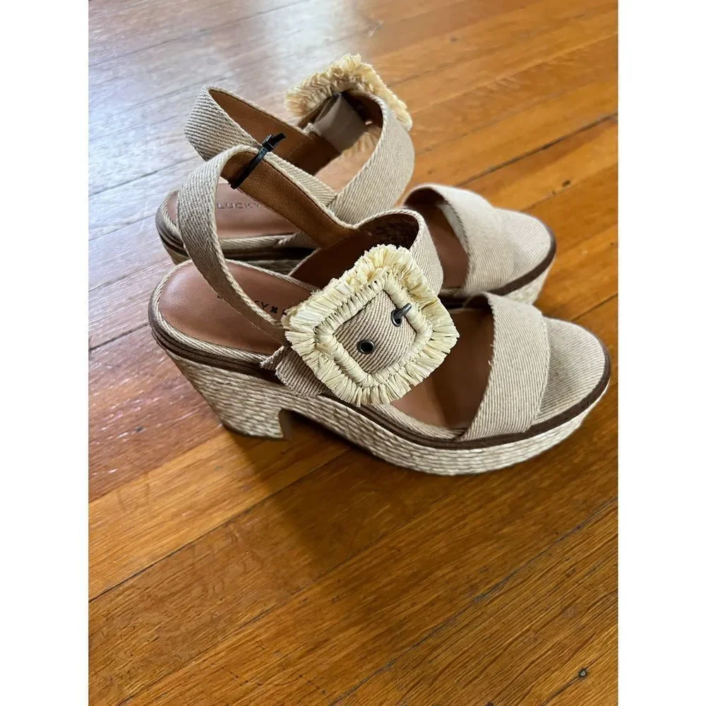 Lucky brand YIDRIS ESPADRILLE PLATFORM SANDAL